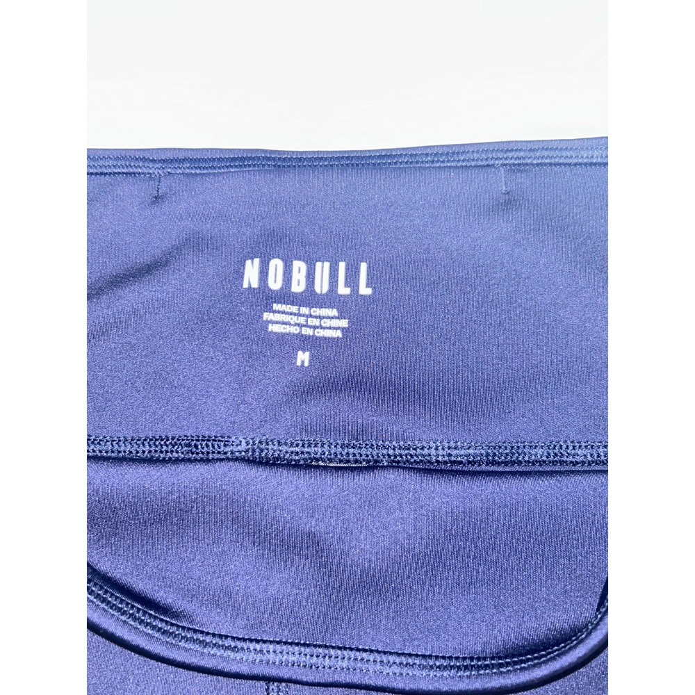 NOBULL Womens High-Rise 6 Inch Shorts Navy Blue Athletic Training WHRSHRTNVYM M - Picture 7 of 9